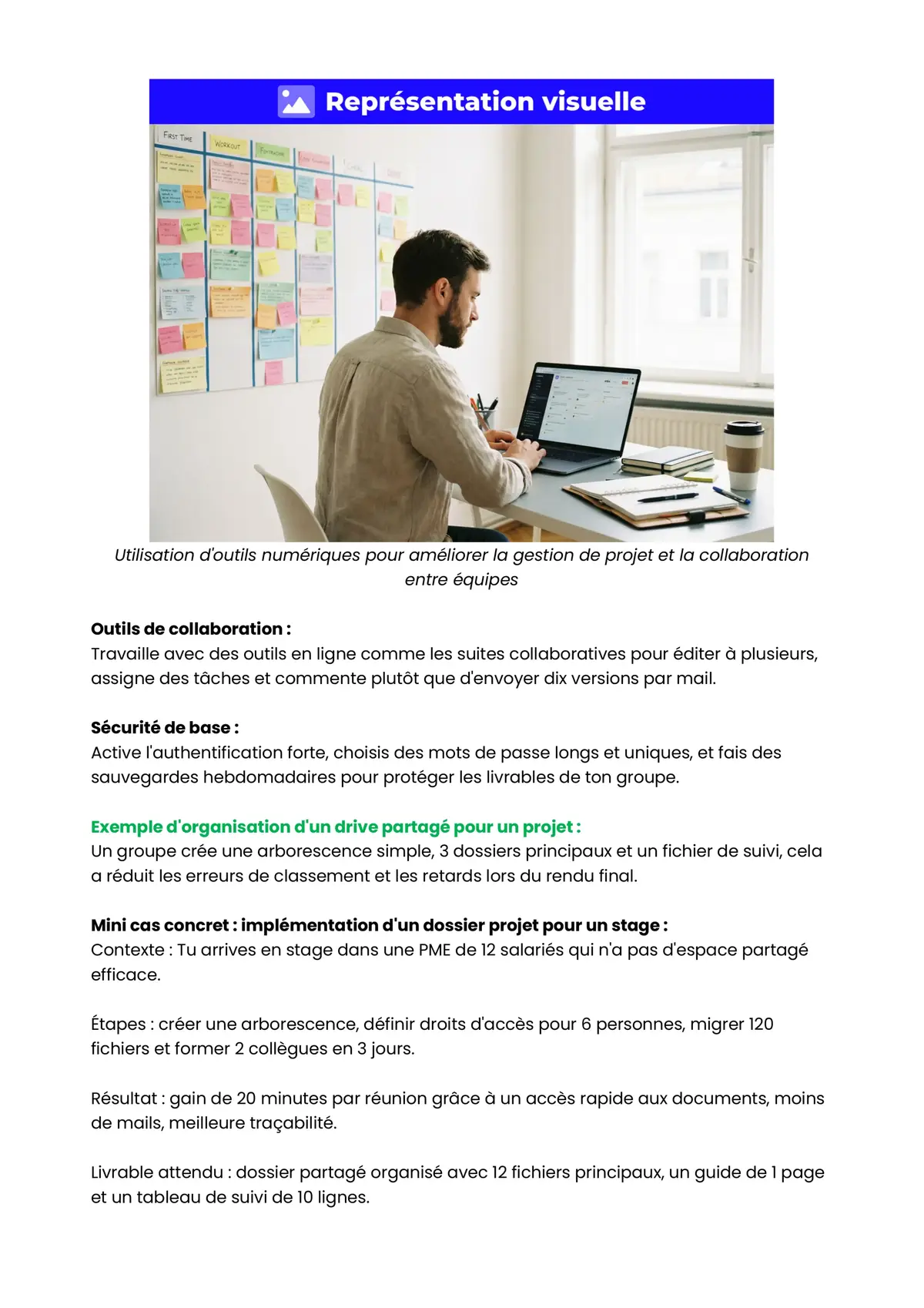 Example Fiche de Révision Bac STMG